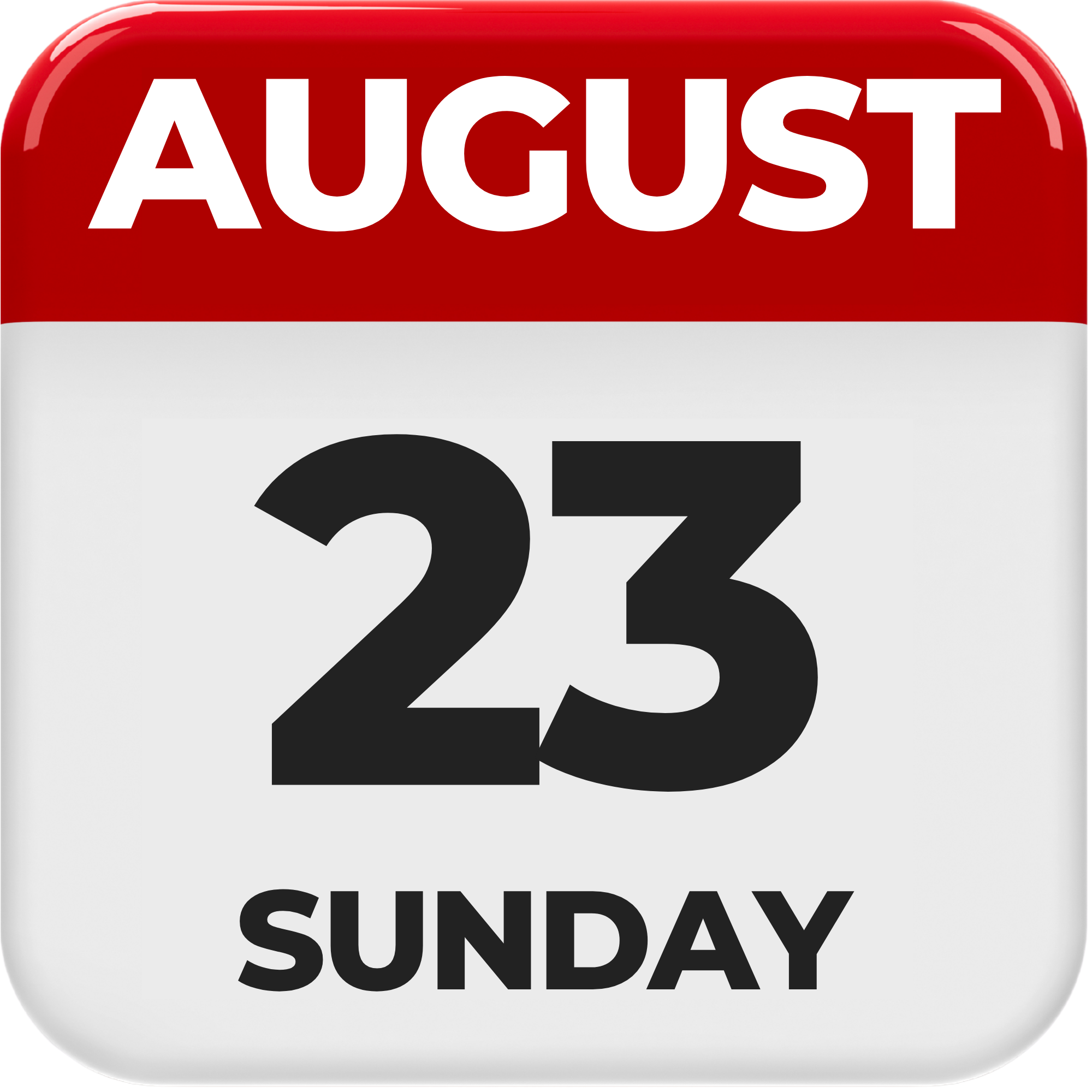 23 Aug 2026 Sunday