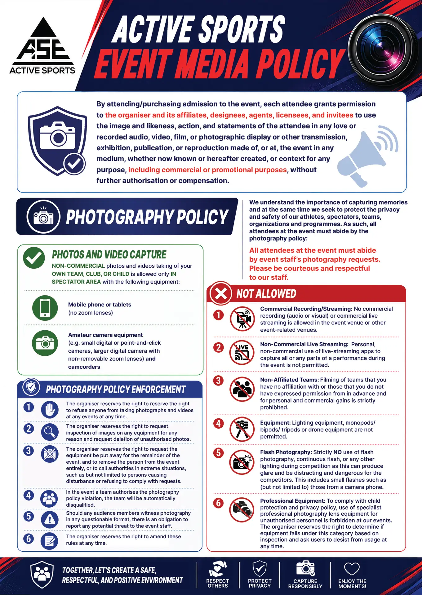 event media policy poster